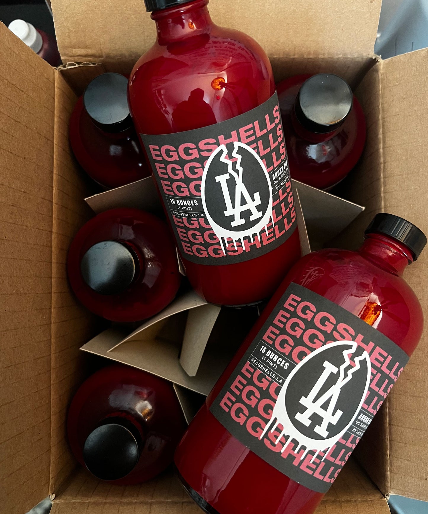 Oil Based Ink | Akorn Red | 16oz